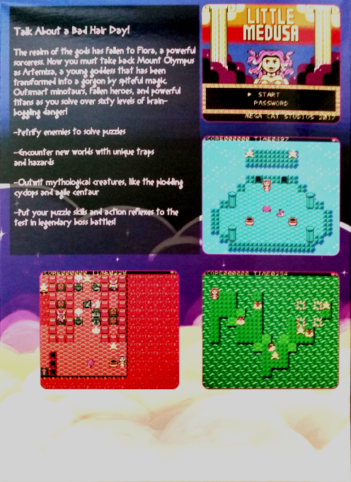 Little Medusa (Homebrew) — Box back